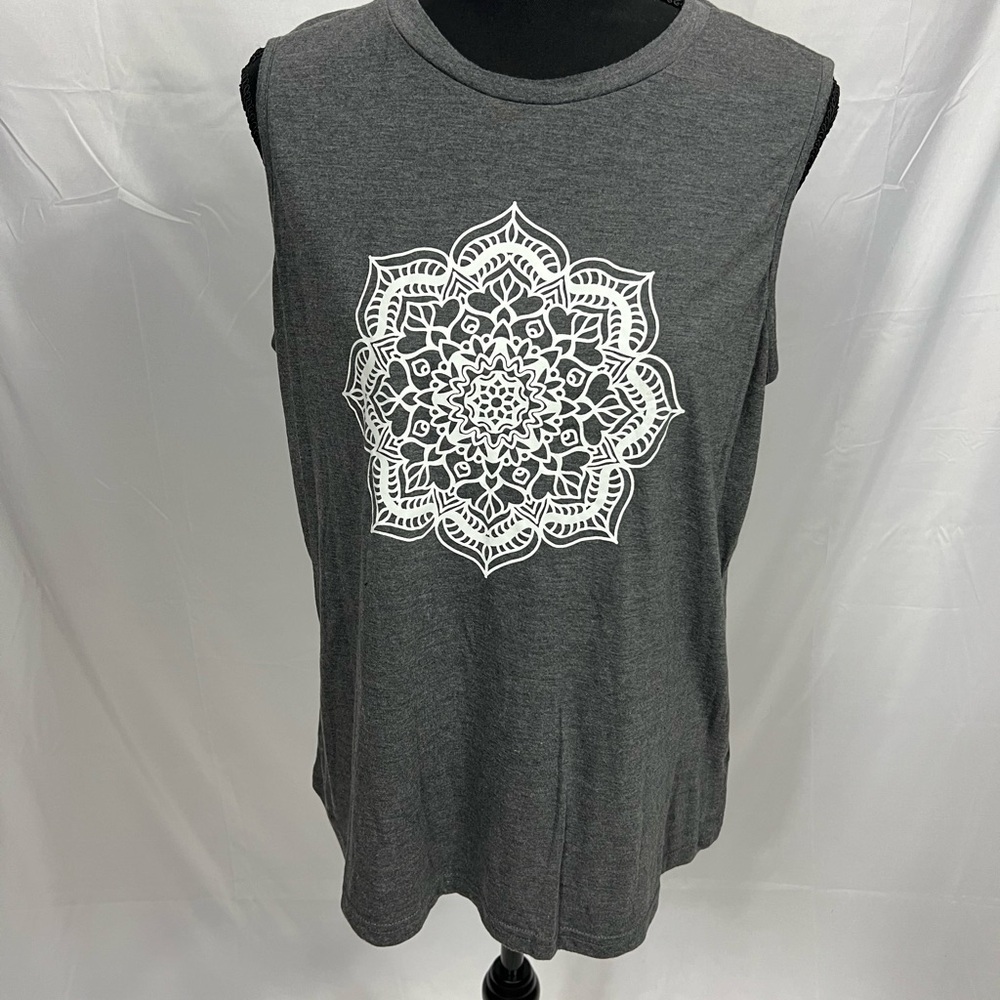 Emery Rose | Floral Print Tank Tee - XL
